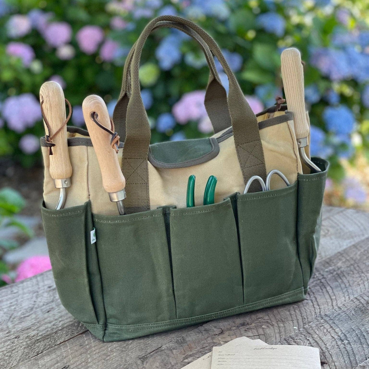 Garden Tool Bag - Heavy Waxed Canvas