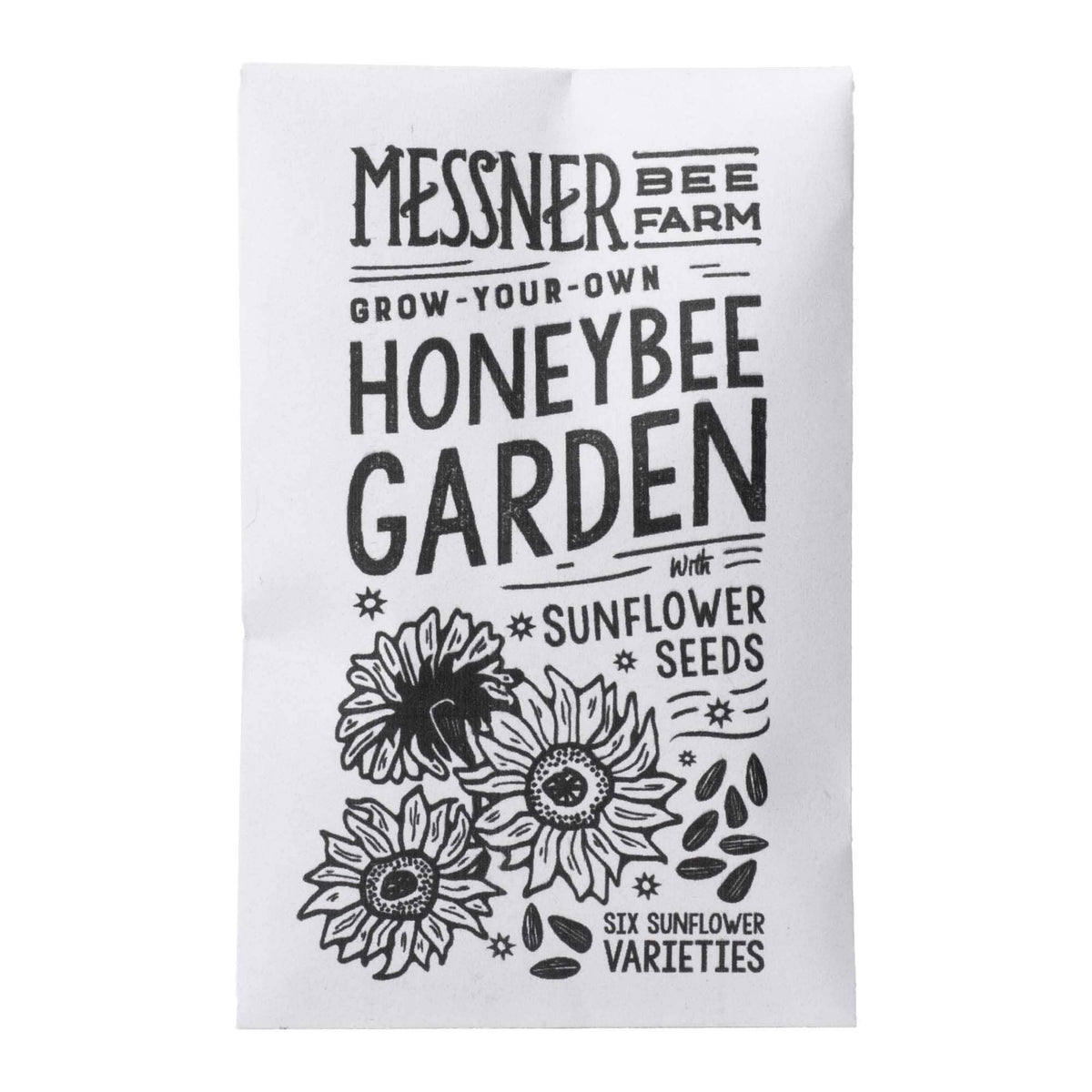 Honeybee Sunflower Garden Seed Packet