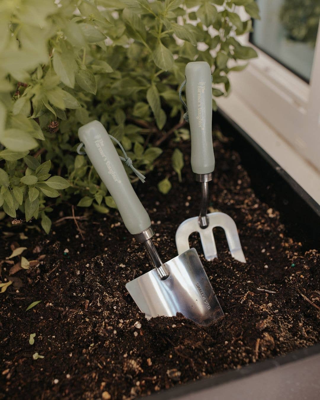 Stainless Steel Garden Tool Set – 2-Piece Hand Tools