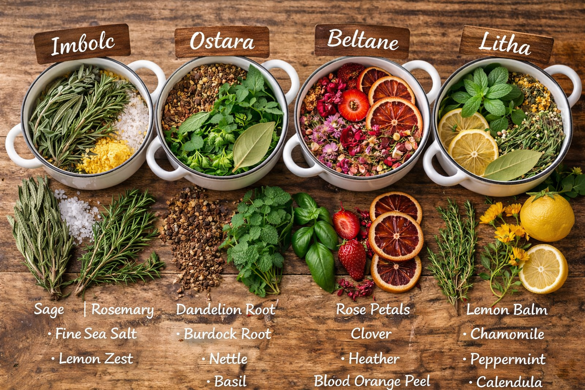Seasonal Coastal Herbal Simmer Pots