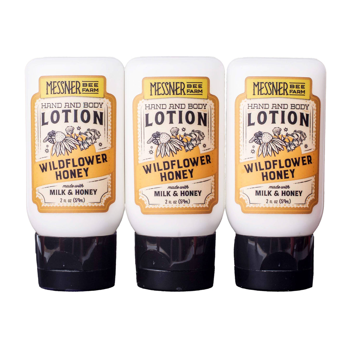 Wildflower Honey - Milk and Honey Lotion - 2oz Travel