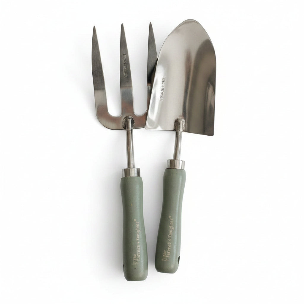 Stainless Steel Garden Tool Set – 2-Piece Hand Tools