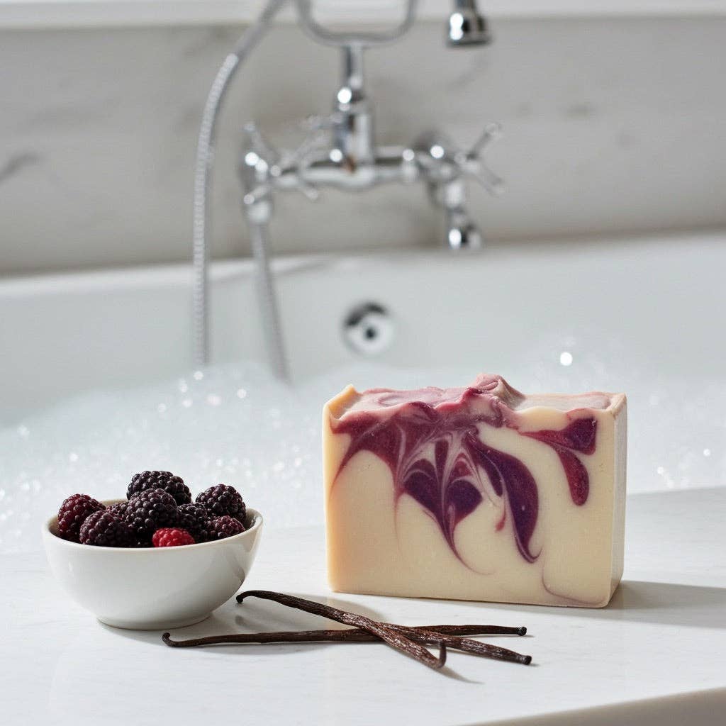 Raspberry & Vanilla Handmade Soap