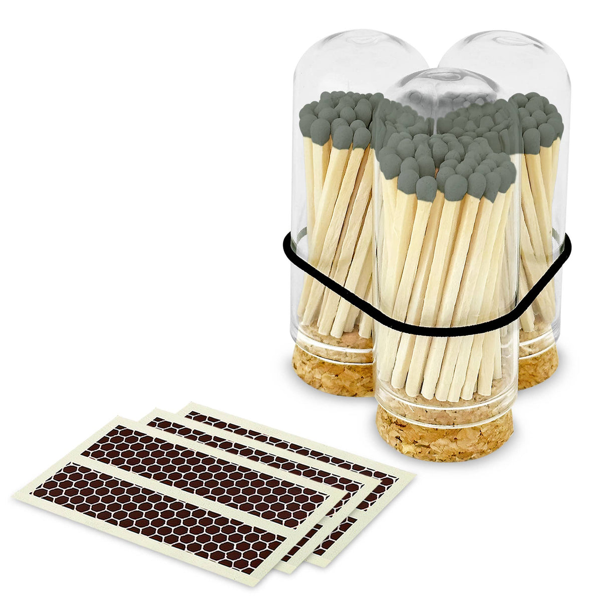2" Matches + Mini Cloche - Colors of Your Choice + Strikers