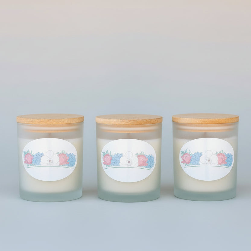 Beeswax Candle Bamboo Jar