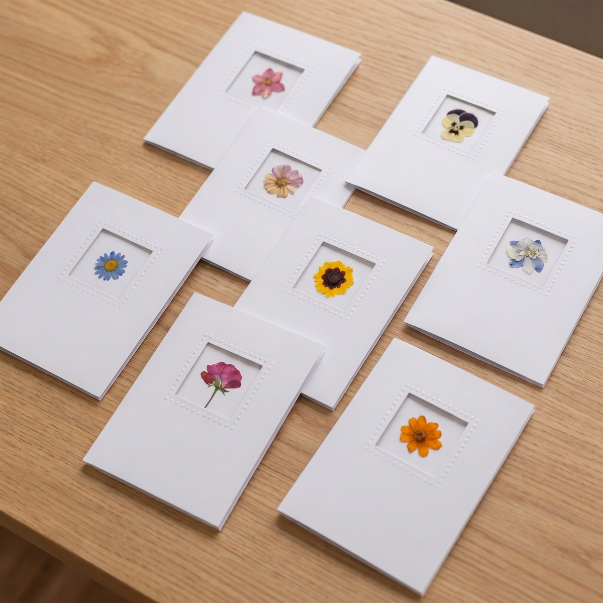 Real Flower Greeting Card