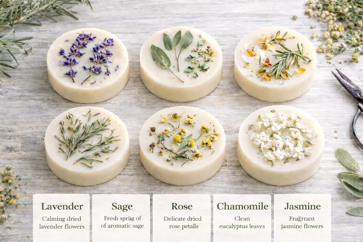 Botanical Wax Melt Rounds | Boxed Set of 6