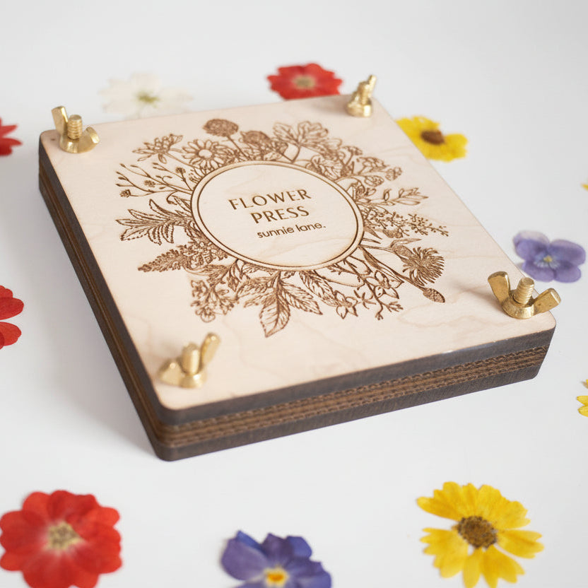 Flower Press Kit - Pressed Floral Accessories
